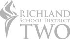 Richland School District Two logo in a gray font color